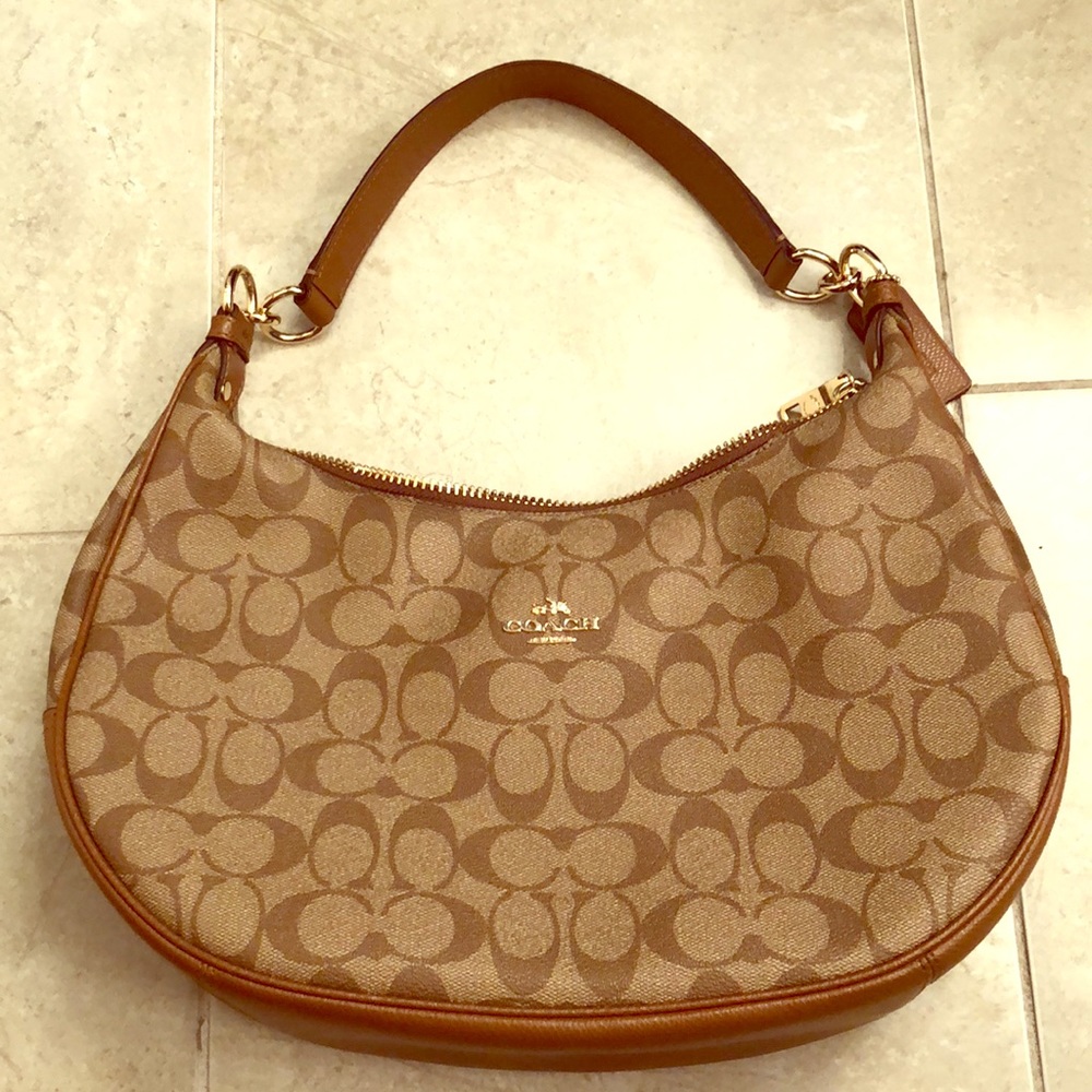 Leather Coach purse handbag
